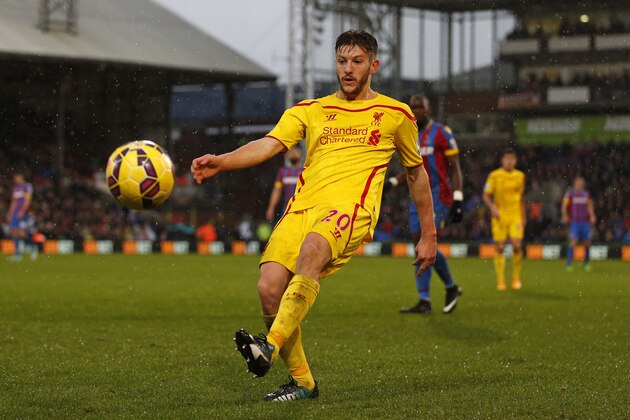 LONDON, ENGLAND - NOVEMBER 23: Adam Lallana of Liverpool in action during the Barclays Premier League match between Crystal Palace and Liverpool at Selhurst Park on November 23, 2014 in London, England. (Photo by Steve Bardens/Getty Images)