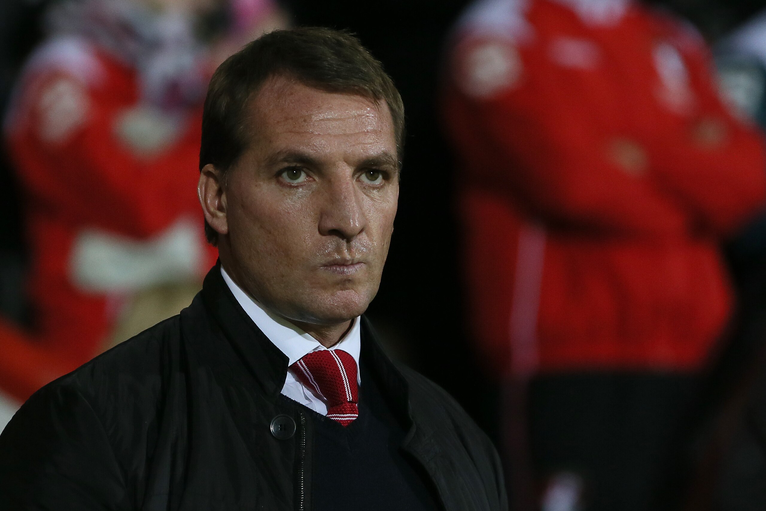 Liverpool manager Brendan Rodgers ahead of the English League Cup soccer quarterfinal match between AFC Bournemouth and Liverpool at Goldsands Stadium, Bournemouth, England, Wednesday, Dec. 17, 2014. (AP Photo/Tim Ireland)