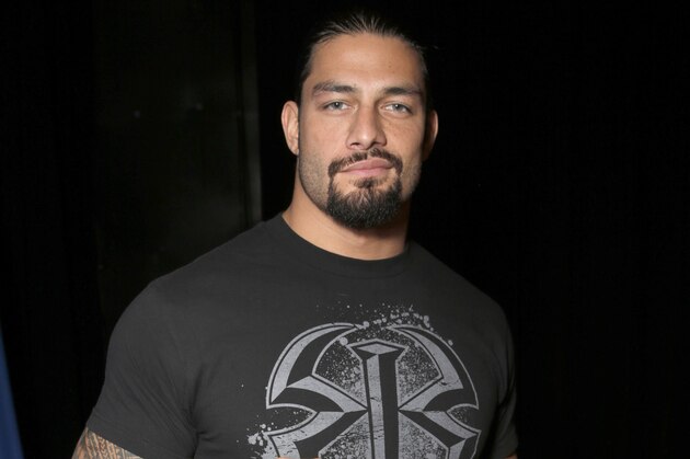 WWE Roman Reigns attends the WWE 2K15 SummerSlam Confidential Panel at Club Nokia, on Saturday, August 16, 2014 in Los Angeles. (Photo by Todd Williamson/Invision for 2K/AP Images)