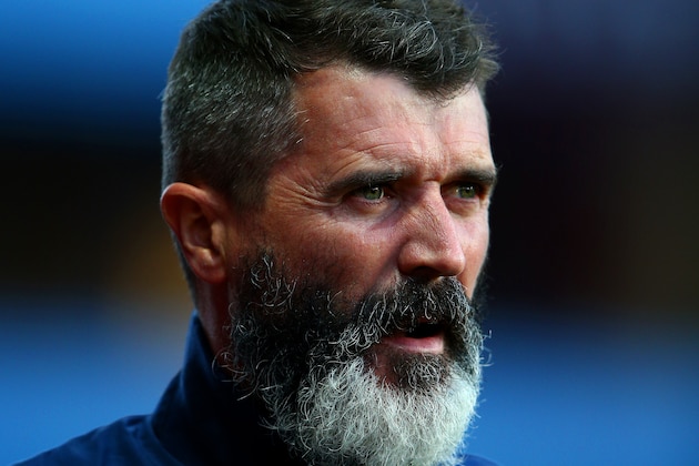 BIRMINGHAM, ENGLAND - OCTOBER 04:  Roy Keane, Aston Villa assistant manager looks on before the Barclays Premier League match between Aston Villa and Manchester City at Villa Park on October 4, 2014 in Birmingham, England.  (Photo by Ian Walton/Getty Images)