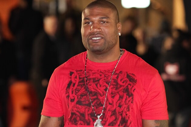 LOS ANGELES, CA - JANUARY 21:  Quinton 'Rampage' Jackson attends the Pastrana-Waltrip Racing announcement of the 2011 NASCAR Nationwide partnership on January 21, 2011 in Los Angeles, California.  (Photo by Noel Vasquez/Getty Images for Waltrip Racing)