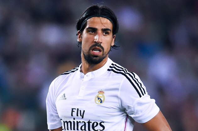 BARCELONA, SPAIN - OCTOBER 29:  Sami Khedira of Real Madrid CF looks on during the Copa Del Rey Round of 32 first leg match at Power8 Stadium on October 29, 2014 in Barcelona, Spain.  (Photo by David Ramos/Getty Images)