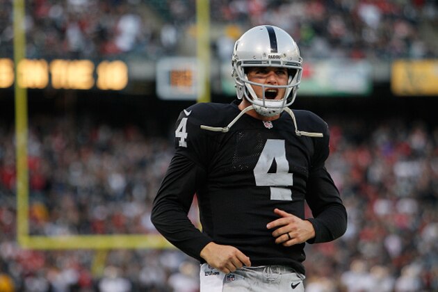 OAKLAND, CA - DECEMBER 07:  Derek Carr