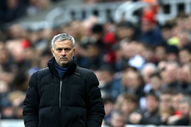 Chelsea's manager Jose Mourinho during their English Premier League soccer match against Newcastle United at St James' Park, Newcastle, England, Saturday, Dec. 6, 2014. (AP Photo/Scott Heppell)