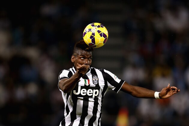 DOHA, QATAR - DECEMBER 22: Paul Pogba of Juventus in action during the 2014 Italian Super Cup match between Juventus FC v SSC Napoli at the Jassim Bin Hamad Stadium on December 22, 2014 in Doha, Qatar. (Photo by Warren Little/Getty Images) DOHA, QATAR - DECEMBER 22: Paul Pogba of Juventus in action during the 2014 Italian Super Cup match between Juventus FC v SSC Napoli at the Jassim Bin Hamad Stadium on December 22, 2014 in Doha, Qatar. (Photo by Warren Little/Getty Images)
