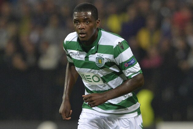 MARIBOR,SLOVENIA - SEPTEMBER 17:  William Carvalho of Sporting Clube de Portugal in action during the UEFA Group G Champions League football match between NK Maribor and Sporting Lisbon at the Ljudski vrt Stadium on September 17, 2014 in Maribor, Slovenia. (Photo by Samuel Kubani/EuroFootball/Getty Images)
