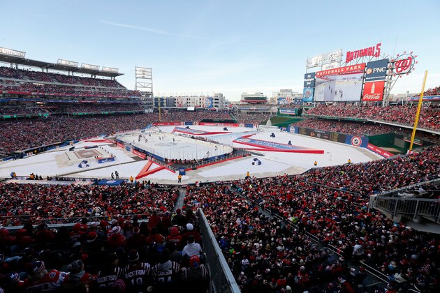WASHINGTON, DC - JANUARY 01:  A general view of Nationals Park during the 2015 Bridgestone NHL Winter Classic on January 1, 2015 in Washington, D.C.  (Photo by Eliot J. Schechter/NHLI via Getty Images)