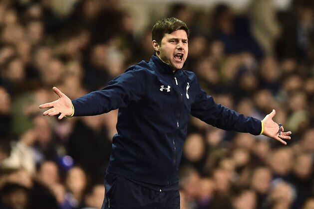 LONDON, ENGLAND - DECEMBER 17:  Mauricio Pochettino, manager of Tottenham Hotspur reacts during the Capital One Cup Quarter-Final match between Tottenham Hotspur and Newcastle United at White Hart Lane on December 17, 2014 in London, England.  (Photo by Jamie McDonald/Getty Images)