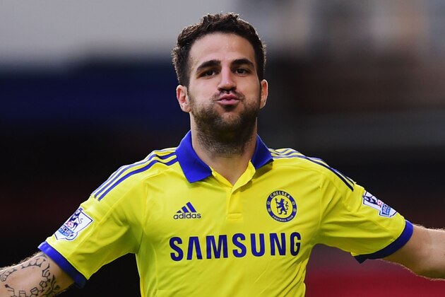 LONDON, ENGLAND - OCTOBER 18:  Cesc Fabregas of Chelsea celebrates as he scores their second goal during the Barclays Premier League match between Crystal Palace and Chelsea at Selhurst Park on October 18, 2014 in London, England.  (Photo by Jamie McDonald/Getty Images)