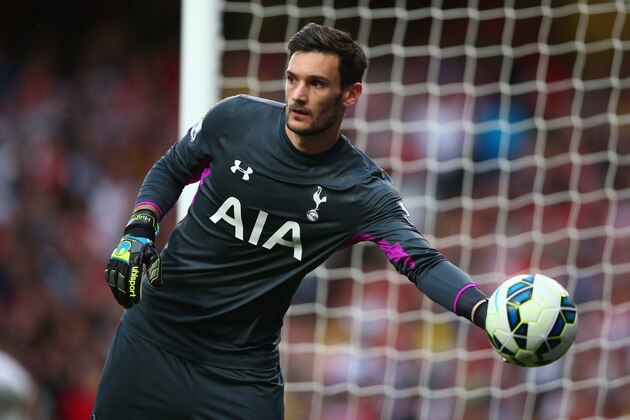 LONDON, ENGLAND - SEPTEMBER 27:  Hugo Lloris of Tottenham Hotspur during the Barclays Premier League match between Arsenal and Tottenham Hotspur at Emirates Stadium on September 27, 2014 in London, England.  (Photo by Paul Gilham/Getty Images)