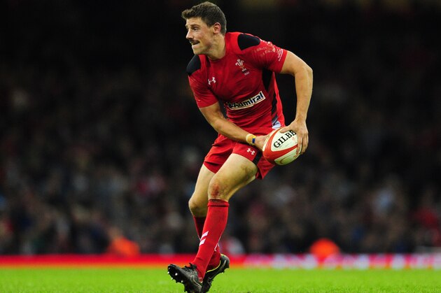 CARDIFF, WALES - NOVEMBER 15:  Wales player Rhys Priestland in action during the International match between Wales and Fiji at Millennium Stadium on November 15, 2014 in Cardiff, Wales.  (Photo by Stu Forster/Getty Images)