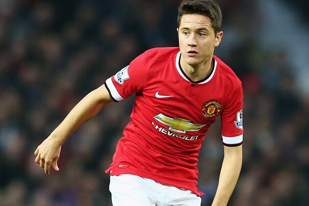 MANCHESTER, ENGLAND - NOVEMBER 29:  Ander Herrera of Manchester United in action during the Barclays Premier League match between Manchester United and Hull City at Old Trafford on November 29, 2014 in Manchester, England.  (Photo by Matthew Lewis/Getty Images)