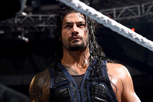 WWE Roman Reigns attends the WWE 2K15 SummerSlam Confidential Panel at Club Nokia, on Saturday, August 16, 2014 in Los Angeles. (Photo by Todd Williamson/Invision for 2K/AP Images)