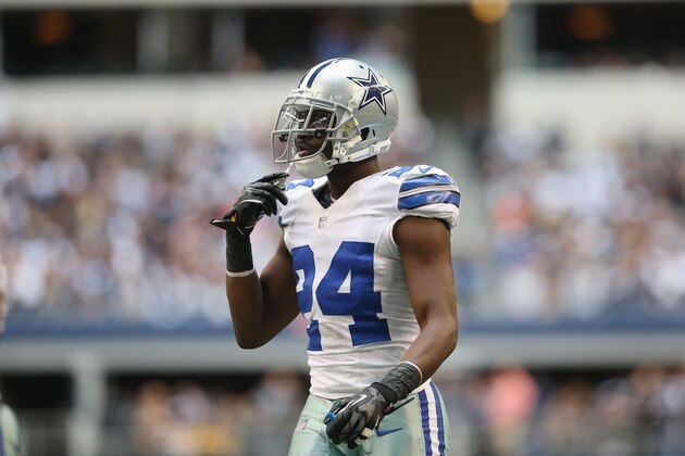 ARLINGTON, TX - DECEMBER 23:  Morris Claiborne #24 of the Dallas Cowboys at Cowboys Stadium on December 23, 2012 in Arlington, Texas.  (Photo by Ronald Martinez/Getty Images)