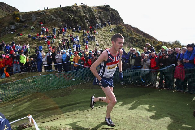 EDINBURGH, UNITED KINGDOM - MARCH 30: Andrew Lemoncello of Great Britain runs in the men's elite race during the 36th IAAF World Cross Country Championships at Holyrood Park on March 30, 2008 in Edinburgh, Scotland. (Photo by Michael Steele/Getty Images) EDINBURGH, UNITED KINGDOM - MARCH 30: Andrew Lemoncello of Great Britain runs in the men's elite race during the 36th IAAF World Cross Country Championships at Holyrood Park on March 30, 2008 in Edinburgh, Scotland. (Photo by Michael Steele/Getty Images)