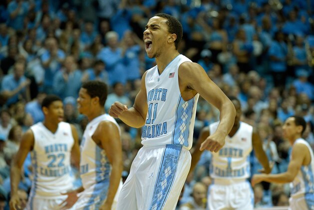 CHAPEL HILL, NC - DECEMBER 27: Brice Johnson #11 of the North Carolina Tar Heels reacts after dunking against the UAB Blazers during their game at the Dean Smith Center on December 27, 2014 in Chapel Hill, North Carolina. (Photo by Grant Halverson/Getty Images) CHAPEL HILL, NC - DECEMBER 27: Brice Johnson #11 of the North Carolina Tar Heels reacts after dunking against the UAB Blazers during their game at the Dean Smith Center on December 27, 2014 in Chapel Hill, North Carolina. (Photo by Grant Halverson/Getty Images)