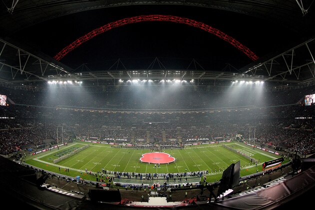 LONDON, ENGLAND - NOVEMBER 09:  A general view of the stadium during the NFL week 10 match between the Jackson Jaguars and the Dallas Cowboys at Wembley Stadium on November 9, 2014 in London, England.  (Photo by Getty Images/Getty Images)