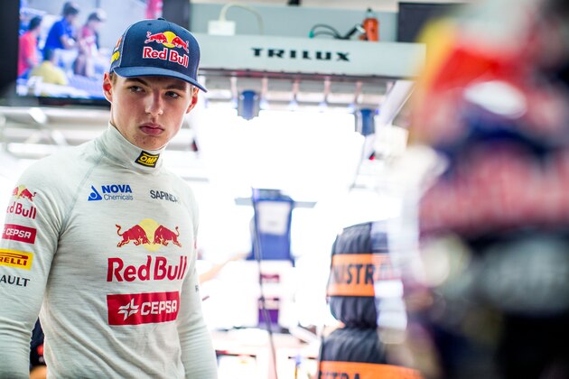 SAO PAULO, BRAZIL - NOVEMBER 07:  Max Verstappen of Toro Rosso and The Netherlands during practice for the Brazilian Formula One Grand Prix at Autodromo Jose Carlos Pace on November 7, 2014 in Sao Paulo, Brazil.  (Photo by Peter Fox/Getty Images)