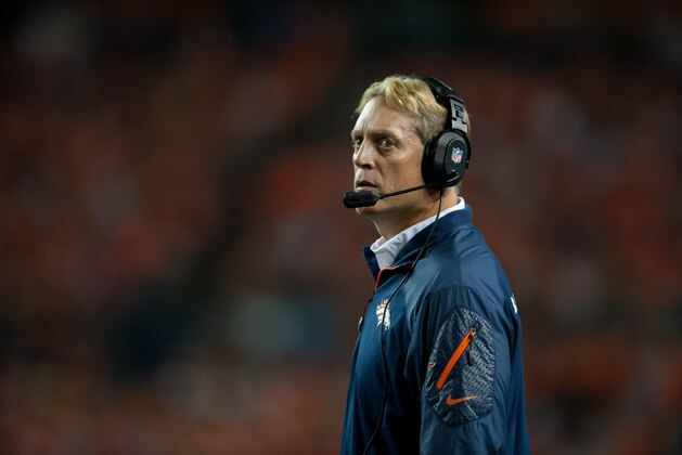 DENVER, CO - SEPTEMBER 5: Defensive coordinator Jack Del Rio of the Denver Broncos during the game against the Baltimore Ravens at Sports Authority Field at Mile High on September 5, 2013 in Denver Colorado. (Photo by Dustin Bradford/Getty Images)