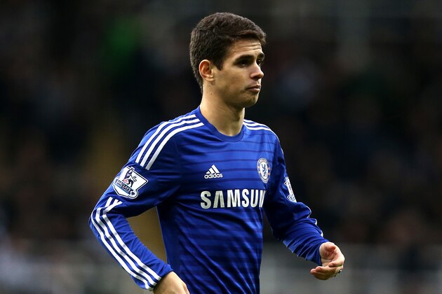Chelsea's Oscar during their English Premier League soccer match against Newcastle United at St James' Park, Newcastle, England, Saturday, Dec. 6, 2014. (AP Photo/Scott Heppell)