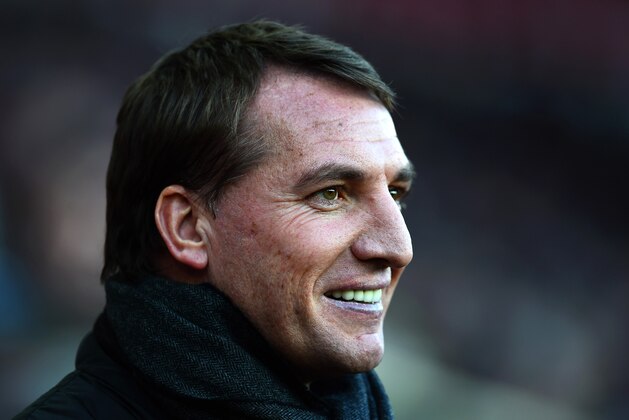 SUNDERLAND, ENGLAND - JANUARY 10:  Brendan Rodgers, manager of Liverpool smiles before the Barclays Premier League match between Sunderland and Liverpool at Stadium of Light on January 10, 2015 in Sunderland, England.  (Photo by Laurence Griffiths/Getty Images)