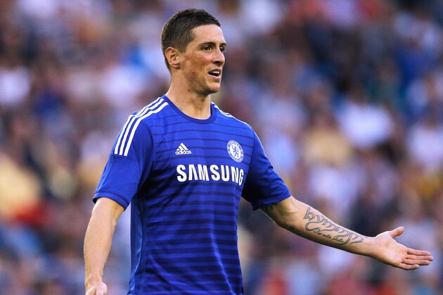 ARNHEM, NETHERLANDS - JULY 30:  Fernando Torres of Chelsea in action during the pre season friendly match between Vitesse Arnhem and Chelsea at the Gelredome Stadium on July 30, 2014 in Arnhem, Netherlands.  (Photo by Dean Mouhtaropoulos/Getty Images)