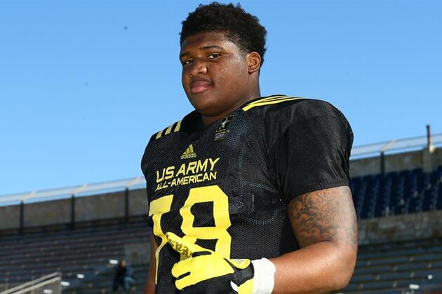 5-Star DT Trent Thompson unseated 5-Star OT Martez Ivey as the nation's top overall prospect in the 2015 class. 5-Star DT Trent Thompson unseated 5-Star OT Martez Ivey as the nation's top overall prospect in the 2015 class.