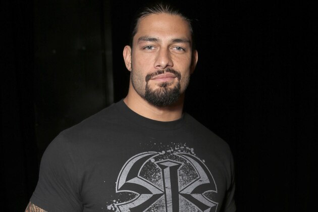 WWE Roman Reigns attends the WWE 2K15 SummerSlam Confidential Panel at Club Nokia, on Saturday, August 16, 2014 in Los Angeles. (Photo by Todd Williamson/Invision for 2K/AP Images)