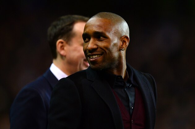 LONDON, ENGLAND - FEBRUARY 27:   Jermain Defoe  walks out at half time during the UEFA Europa League Round of 32 second leg match between Tottenham Hotspur and  FC Dnipro Dnipropetrovsk at White Hart Lane on February 27, 2014 in London, England.  (Photo by Jamie McDonald/Getty Images)