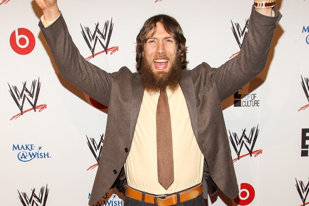 WWE Superstar Bryan Danielson (AKA Daniel Bryan) arrives at the Superstars of Hope honors Make A Wish Foundation event at The Beverly Hills Hotel on Thursday, August 15, 2013 in Beverly Hills, Calif. (Photo by Paul A. Hebert/Invision/AP)