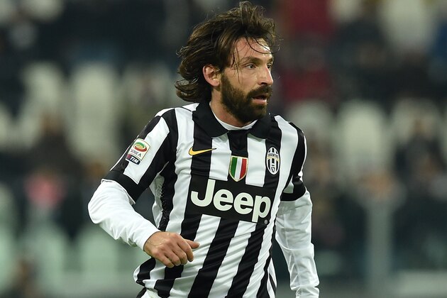 TURIN, ITALY - JANUARY 18:  Andrea Pirlo of Juventus FC in action during the Serie A match between Juventus FC and Hellas Verona FC at Juventus Arena on January 18, 2015 in Turin, Italy.  (Photo by Valerio Pennicino/Getty Images)