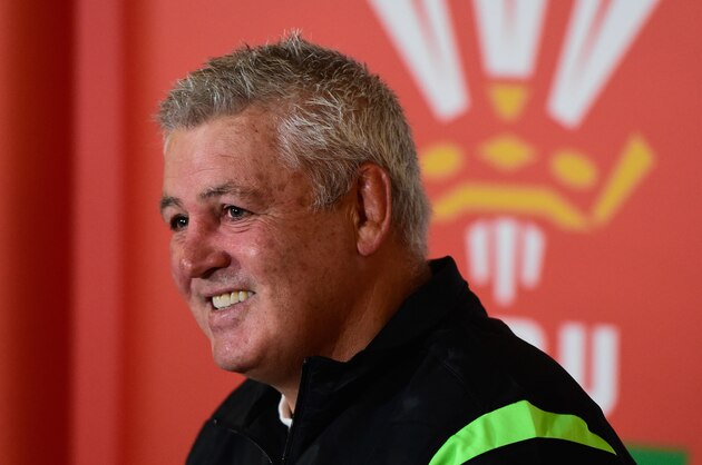 CARDIFF, WALES - JANUARY 20:  Wales head coach Warren Gatland raises a smile whilst facing the media at the Wales RBS Six Nations Squad Announcement at the Vale Hotel on January 20, 2015 in Cardiff, Wales.  (Photo by Stu Forster/Getty Images)