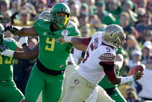 PASADENA, CA - JANUARY 01:  Defensive lineman Arik Armstead