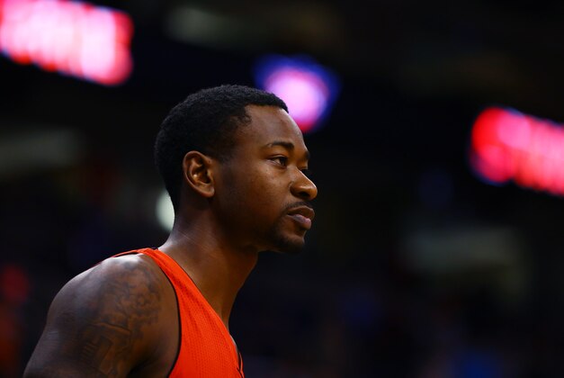 Jan 4, 2015; Phoenix, AZ, USA; Toronto Raptors forward Terrence Ross (31) against the Phoenix Suns at US Airways Center. The Suns defeated the Raptors 125-109. Mandatory Credit: Mark J. Rebilas-USA TODAY Sports