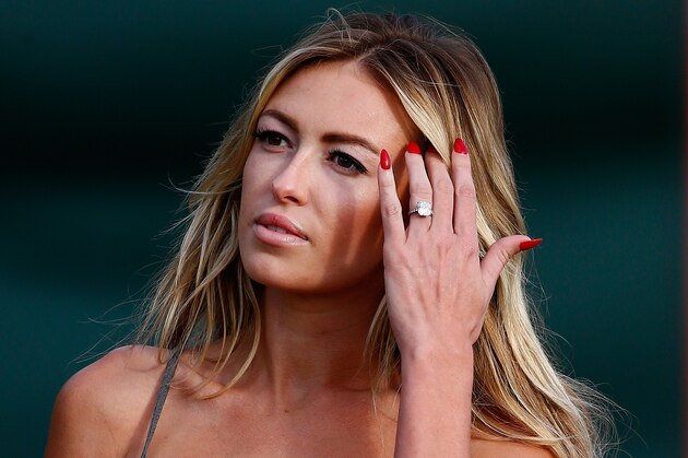 LAHAINA, HI - JANUARY 03: Paulina Gretzky watches the play of Dustin Johnson during round one of the Hyundai Tournament of Champions at the Plantation Course at Kapalua Golf Club on January 3, 2014 in Lahaina, Hawaii. (Photo by Tom Pennington/Getty Images) LAHAINA, HI - JANUARY 03: Paulina Gretzky watches the play of Dustin Johnson during round one of the Hyundai Tournament of Champions at the Plantation Course at Kapalua Golf Club on January 3, 2014 in Lahaina, Hawaii. (Photo by Tom Pennington/Getty Images)