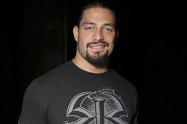 WWE Roman Reigns attends the WWE 2K15 SummerSlam Confidential Panel at Club Nokia, on Saturday, August 16, 2014 in Los Angeles. (Photo by Todd Williamson/Invision for 2K/AP Images)