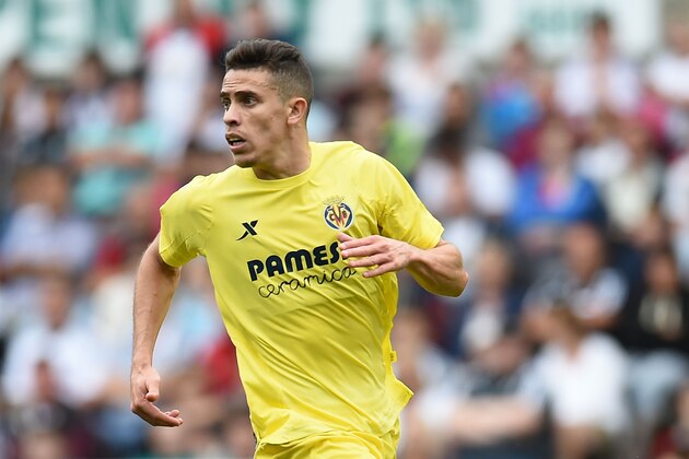 SWANSEA, WALES - AUGUST 09:  Gabriel Paulista of Villarreal in action during a pre season friendly match between Swansea City and Villarreal at Liberty Stadium on August 09, 2014 in Swansea, Wales.  (Photo by Tom Dulat/Getty Images)