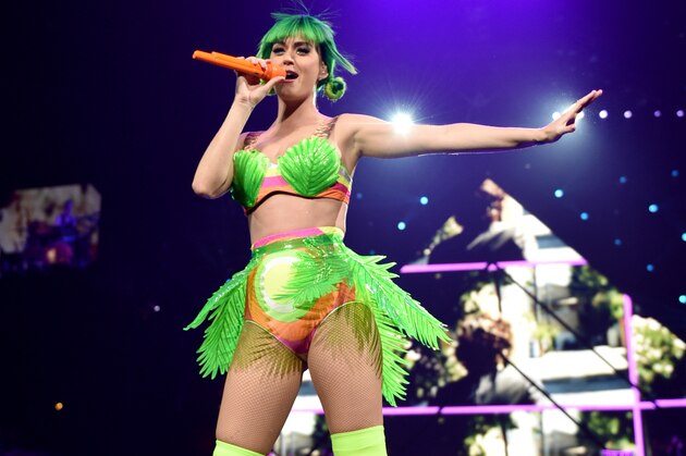 EXCLUSIVE - Katy Perry performs on stage at