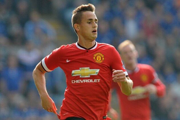 Manchester United's Adnan Januzaj during the English Premier League soccer match between Leicester City and Manchester United at King Power Stadium, in Leicester, England, Sunday, Sept. 21, 2014. (AP Photo/Rui Vieira) Manchester United's Adnan Januzaj during the English Premier League soccer match between Leicester City and Manchester United at King Power Stadium, in Leicester, England, Sunday, Sept. 21, 2014. (AP Photo/Rui Vieira)
