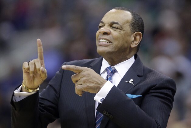 Brooklyn Nets head coach Lionel Hollins directs his team in the second quarter during an NBA basketball game against the Utah Jazz Saturday, Jan. 24, 2015, in Salt Lake City. (AP Photo/Rick Bowmer)