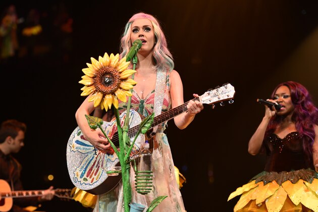 EXCLUSIVE - Katy Perry performs on stage at