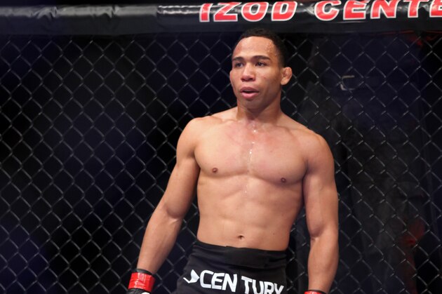 John Dodson during his bout against Tim Elliott at UFC on Fox at the Izod Center in E. Rutherford, NJ on Saturday, May 5, 2012.  Dodson won via unanimous decision. (AP Photo/Gregory Payan)