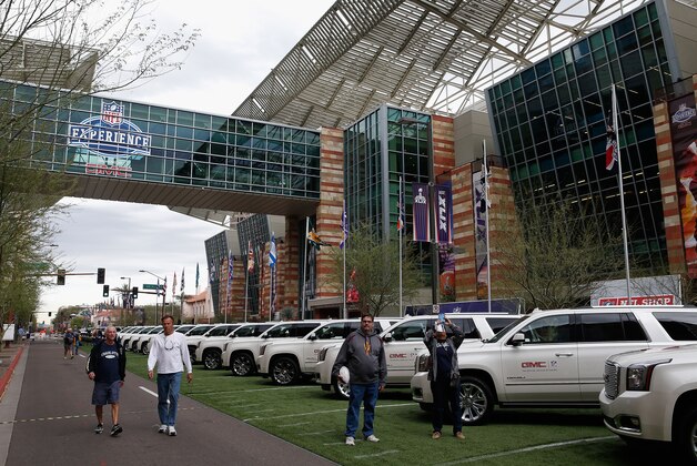 PHOENIX, AZ - JANUARY 26:  General view outside of the Phoenix Convention Center on January 26, 2015 in Phoenix, Arizona. The Convention Center hosts the NFL Experience leading up to Super Bowl XLIX, held at the University of Phoenix Stadium on Febrauary 1, 2015.  (Photo by Christian Petersen/Getty Images)