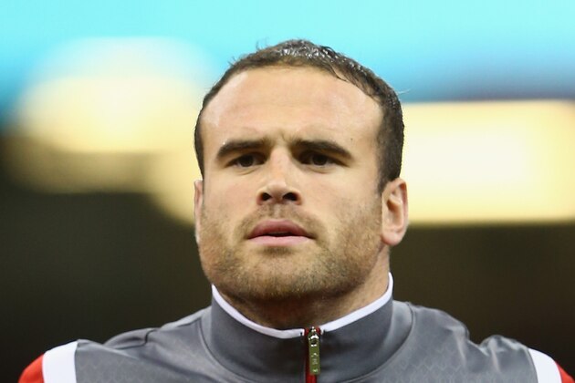 CARDIFF, WALES - NOVEMBER 15:  Jamie Roberts of Wales during the International match between Wales and Fiji at the Millennium Stadium on November 15, 2014 in Cardiff, Wales.  (Photo by Michael Steele/Getty Images)