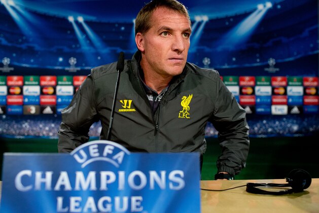 MADRID, SPAIN - NOVEMBER 03:  Head coach Brendan Rodgers of Liverpool FC arrives at a press conference ahead of the UEFA Champions League Group B match between Real Madrid CF and Liverpool FC at Estadio Santiago Bernabeu on November 3, 2014 in Madrid, Spain.  (Photo by Gonzalo Arroyo Moreno/Getty Images)