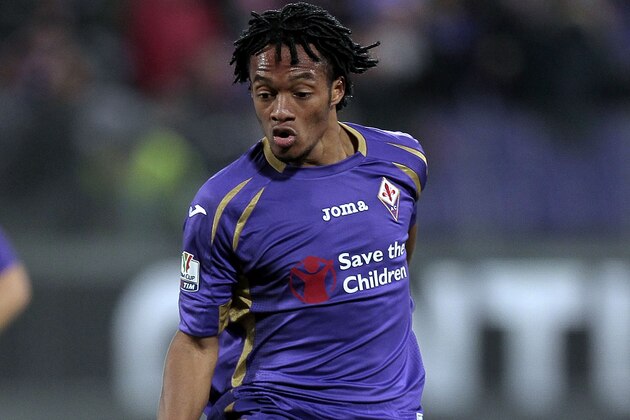FLORENCE, ITALY - JANUARY 21: Guillermo Cuadrado of ACF Fiorentina in action during the TIM Cup match between ACF Fiorentina and Atalanta BC at Artemio Franchi on January 21, 2015 in Florence, Italy.  (Photo by Gabriele Maltinti/Getty Images)