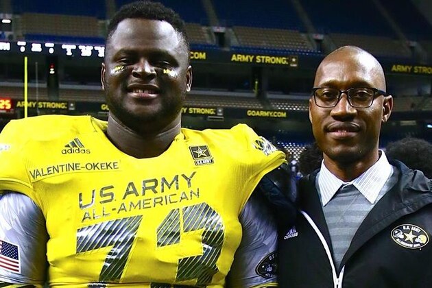 Chidi Valentine-Okeke (left) chose LSU over Auburn and Alabama
