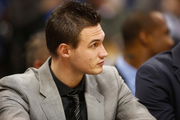 Dec 26, 2014; Denver, CO, USA; Denver Nuggets forward Danilo Gallinari (8) during the game against the Minnesota Timberwolves at Pepsi Center. Mandatory Credit: Chris Humphreys-USA TODAY Sports