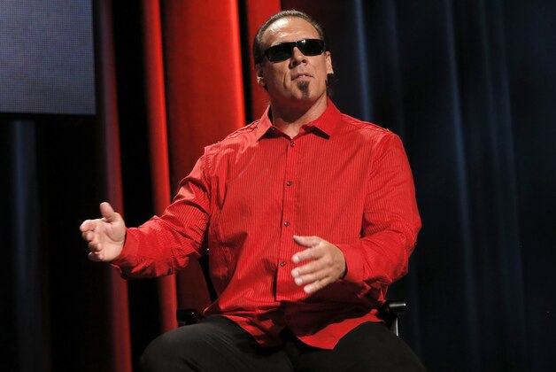 WWE Hall of Famer Hulk Hogan and Sting attend the SummerSlam Confidential Panel on at Club Nokia, on Saturday, August 16, 2014 in Los Angeles. (Photo by Todd Williamson/Invision for 2K/AP Images) WWE Hall of Famer Hulk Hogan and Sting attend the SummerSlam Confidential Panel on at Club Nokia, on Saturday, August 16, 2014 in Los Angeles. (Photo by Todd Williamson/Invision for 2K/AP Images)