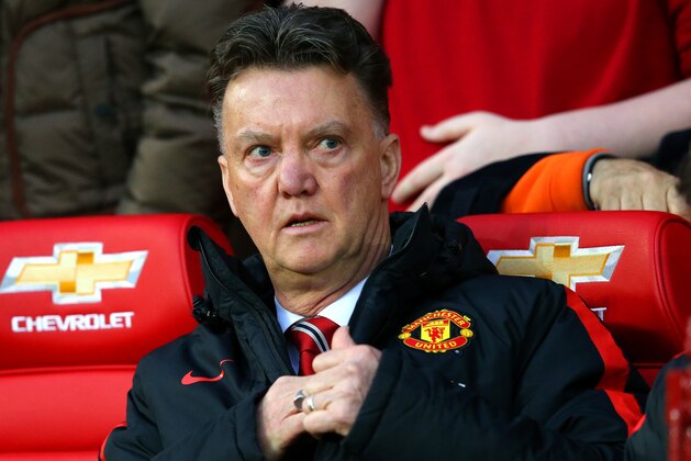 MANCHESTER, ENGLAND - JANUARY 11:  Louis van Gaal, manager of Manchester United looks on before the Barclays Premier League match between Manchester United and Southampton at Old Trafford on January 11, 2015 in Manchester, England.  (Photo by Alex Livesey/Getty Images)